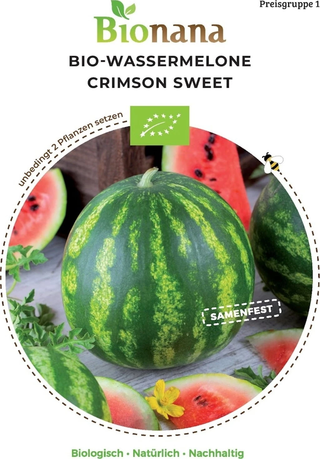 Bio Wassermelone Crimson Sweet - Image 2