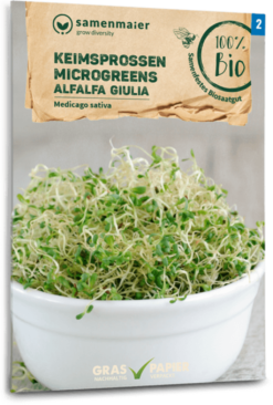 Bio Keimsprossen/Microgreens - Alfalfa Giulia